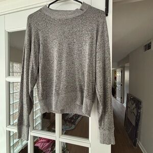 J. Crew Heather Gray Knit Top